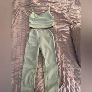 Crop Shop Ribbed Set